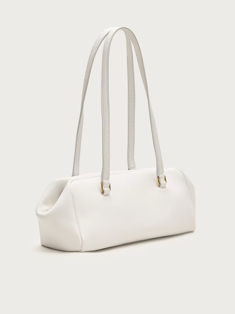NEW J. Crew Leather White Delphine shoulder bag CM951 $178